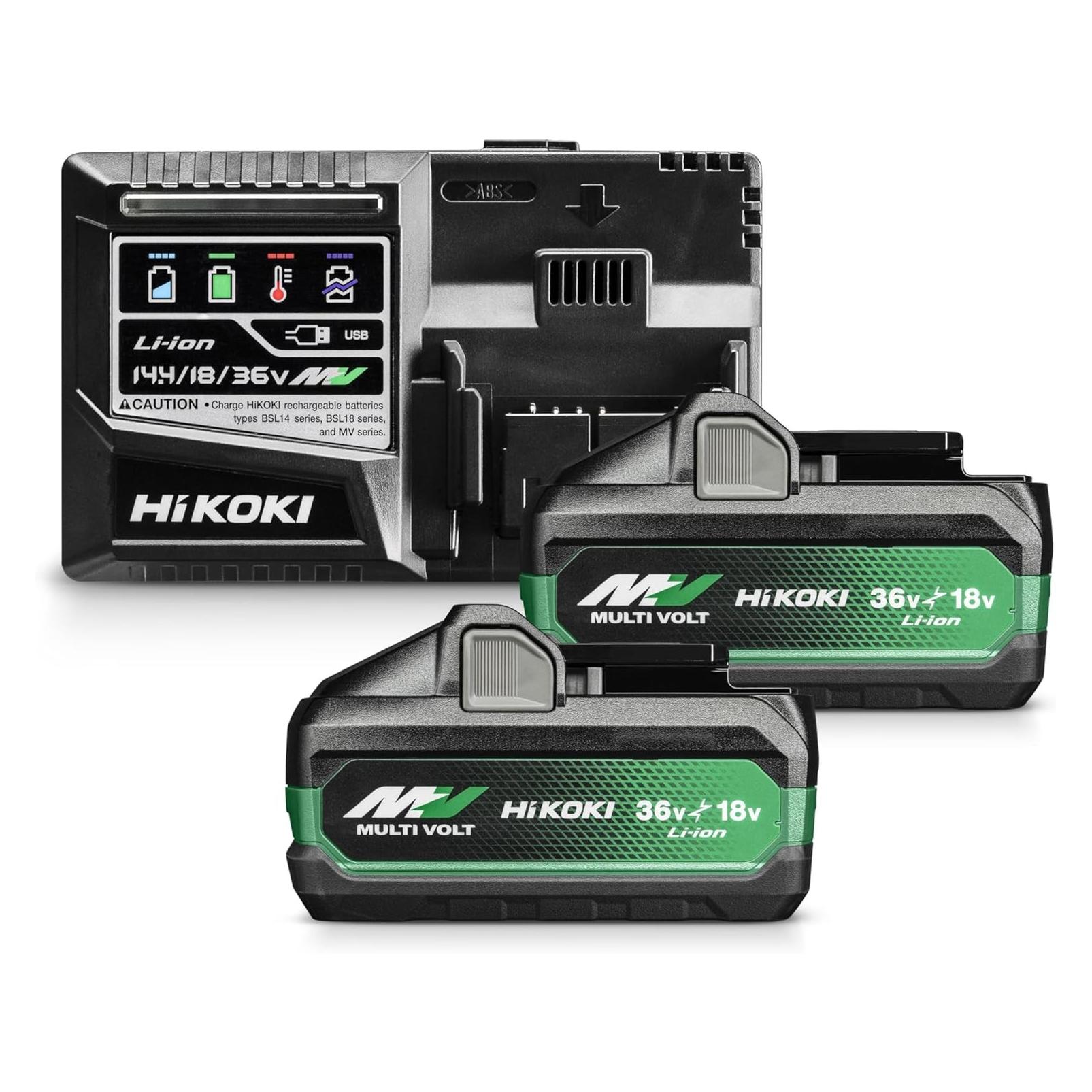 Hikoki NETZWERK-LADEGERÄT + BATTERIEN UC18YSL3 WHZ (18 V) (UC18YSL3WHZ)