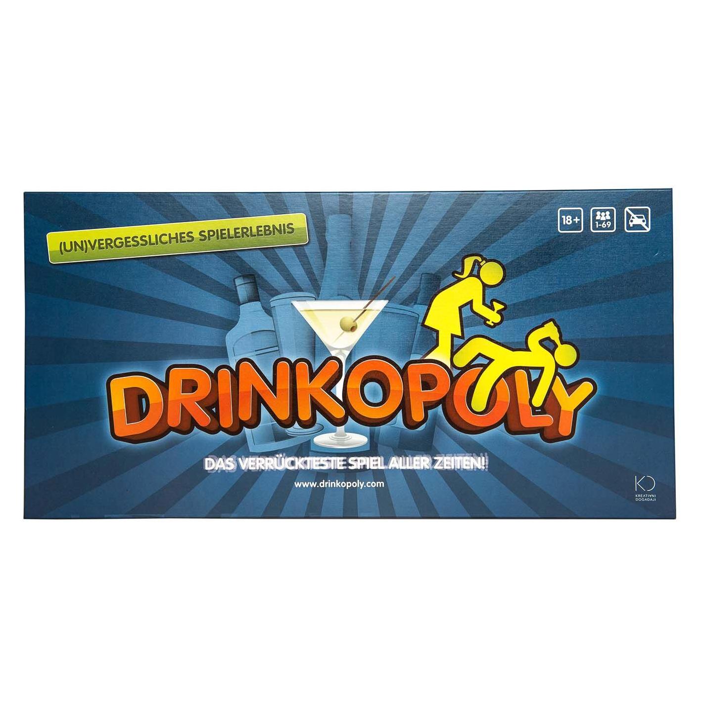 Hutter Drinkopoly (d) (Deutsch, 2 - 6 Spieler) (DRINKOPOLY)