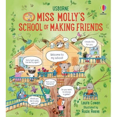 Miss Molly's School of Making Friends, Gebundene Ausgabe von Laura Cowan, Usborne Publishing, 978-1-80370-745-7