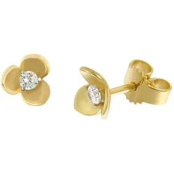 GLIZZ GL8318 Damen-Ohrringe Gold 333/8K Zirkonia Ohrstecker