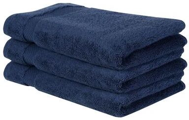 Better Trends Splash 100% Cotton Reversible Hand Towel Set, Solid Design, 550 GSM Heavyweight, Soft Absorbent, Machine Washable
