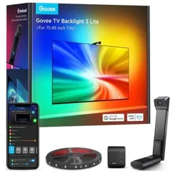 Govee, LED Streifen, Envisual TV Backlight (Mehrfarbig, RGBIC, Warmweiss, 500 cm, Indoor)