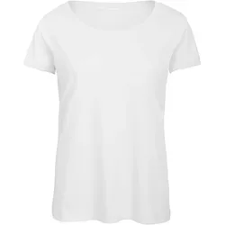 B&C Damen Triblend T-Shirt TW056 white XS