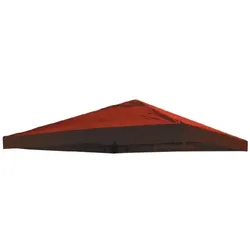 Lex Ersatzdach Pavillon universell Pavillon 3x3m wasserdicht Garten Party Luft-Luke rot : Rot