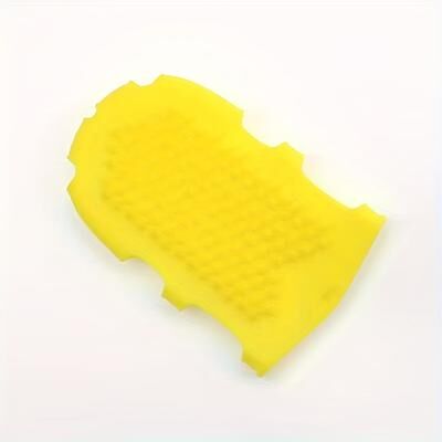 Handpicked Choices Silicone Body Scrub Glove Exfoliating Bath Brush For Smooth Skin yellow silica Gel