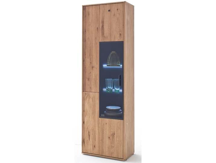Vitrine Portland , Asteiche Bianco , LED Beleuchtung