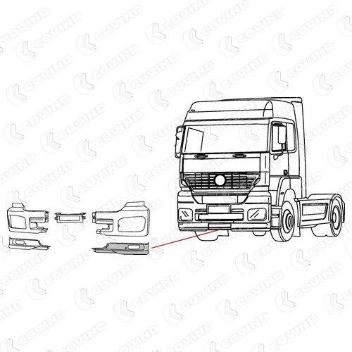 COVIND 940/ 83 Cover, front apron