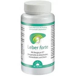 LEBER FORTE Bergamot Mariendistel Cholin Dr.Jacobs 60 St