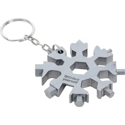 BGS DIY 85880 Multifunktionswerkzeug Schneeflocke 18-IN-1 Edelstahl