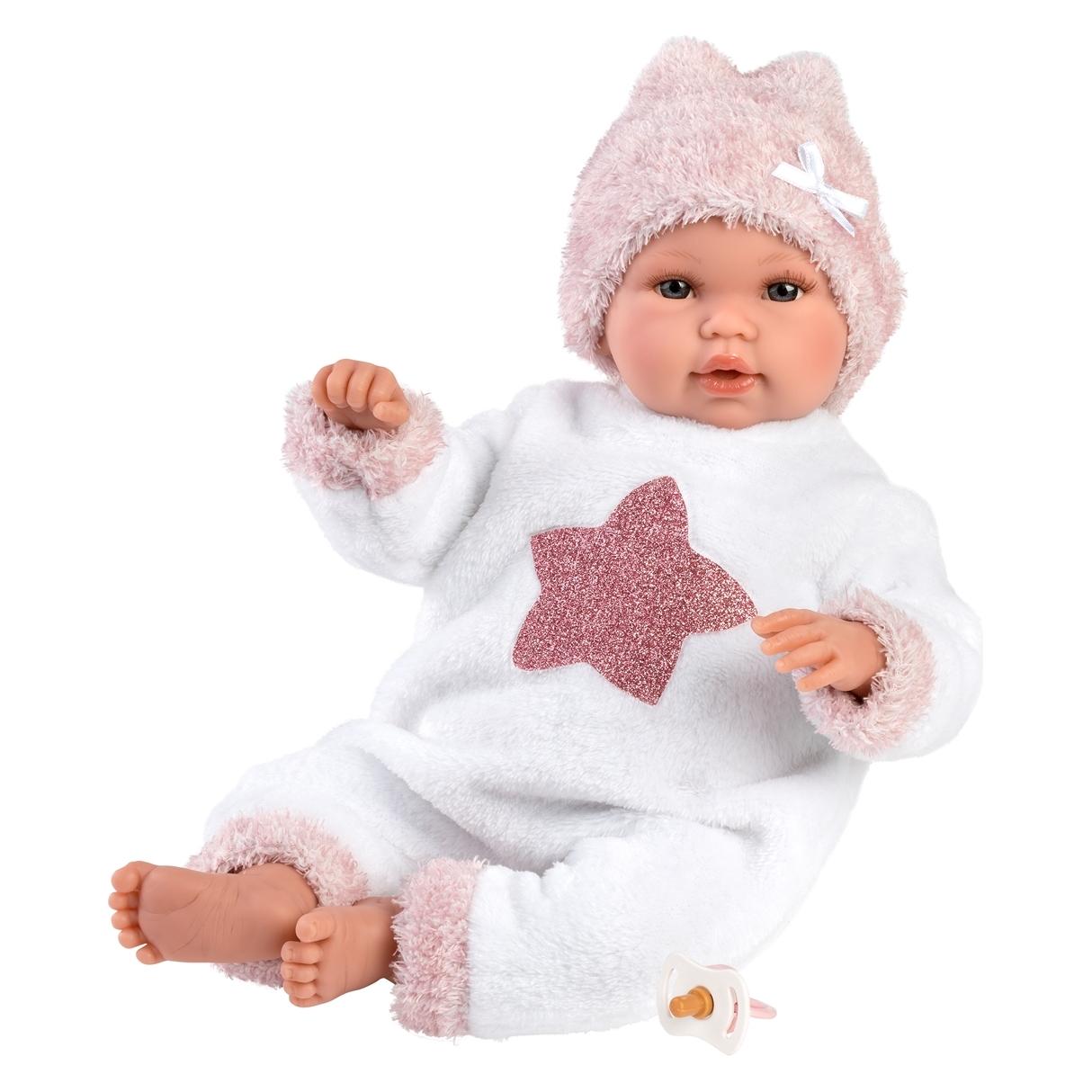 Llorens Nacido Puppe rosa Hut 36cm (44764960)