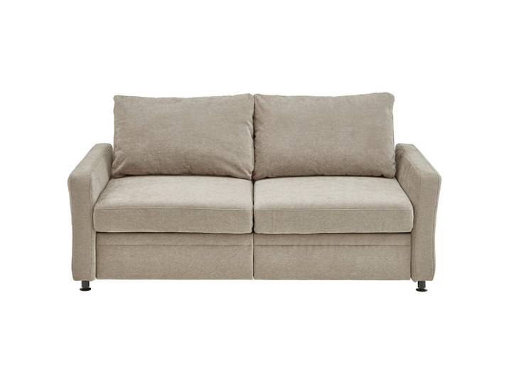 Beldomo Style Schlafsofa, Hellbraun, Metall, 2-Sitzer, Füllung: Schaumstoffflocken, 186x90x100 cm, Goldenes M, Kinderzimmer & Jugendzimmer, Jugendmöbel, Jugendsofas