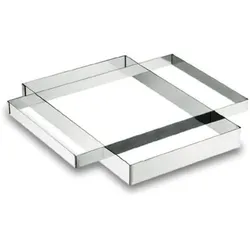 Lacor 18/10 - 31x48x5 cm, Backform, Silber