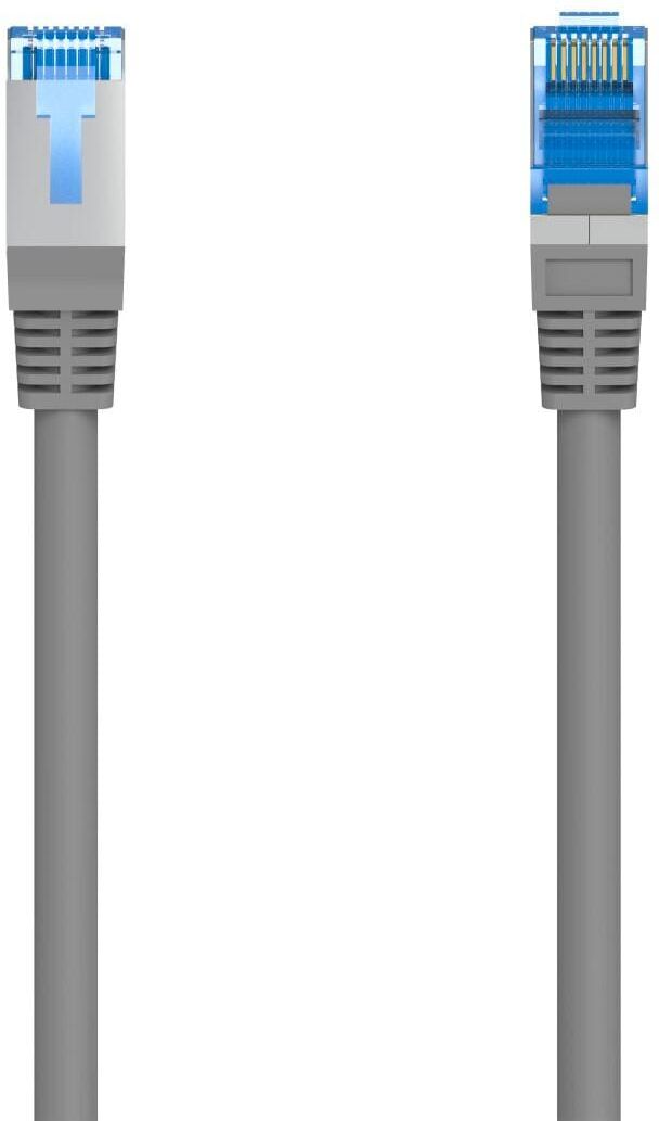 Hama LAN-Kabel "Netzwerkkabel CAT-6, 1Gbit/s F/UTP geschirmt 3m", grau, 300cmcm, Kabel, LAN-Kabel