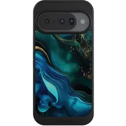Nivocase Hülle für Google Pixel 10 Handyhülle NIVOcore Case Schwarz Art Farbverlauf Marmor (Google Pixel 10), Smartphone Hülle, Schwarz