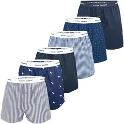 Happy Shorts Herren Boxer Mix 6er Pack