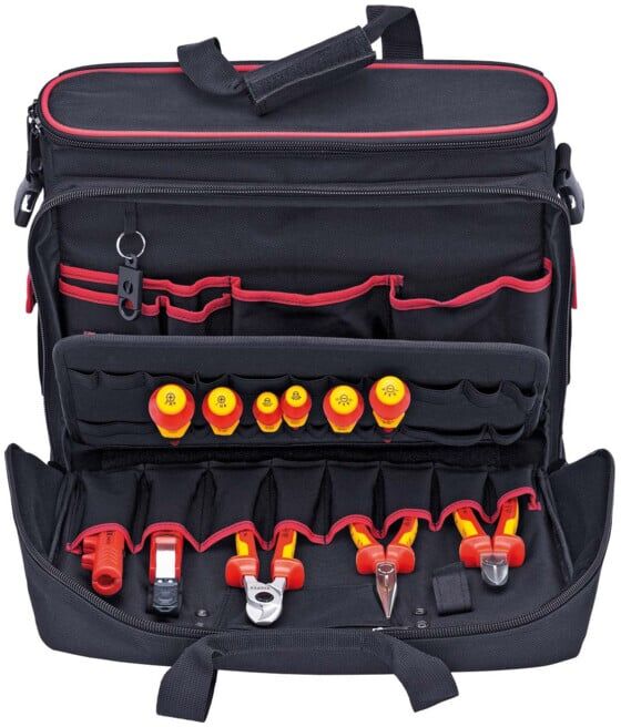 Knipex-Werk Sacoche pour ordinateur/outils noire, 11 pièces 00 21 10 V01 (00 21 10 V01)