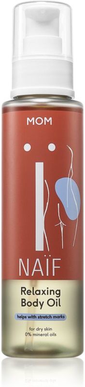 Naif Mom huile pour le corps relaxante anti-vergetures 100 ml
