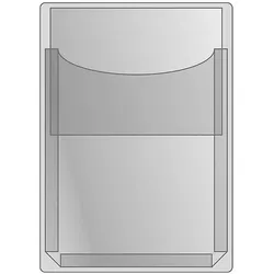 Eichner, Mappe, 10 Dokumentenhüllen selbstklebend transparent (A5, 10x)