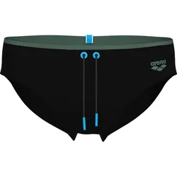 Arena MENS ARENA SOLID SWIM BRIEFS Badehose Herren | Gr. 7 | schwarz - schwarz