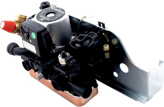 Wolf Hydraulikgruppe Heizung u. WW 2070546 ohne Befüll