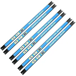 Wiltec, Werkzeugwand, Magnetleiste 6er Set 61cm Werkzeughalter Werkstatt Schiene Wandhalterung