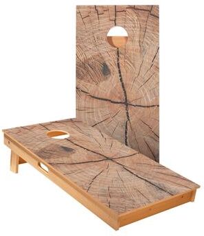 Skip's Garage Cracked Wood Cornhole Boards