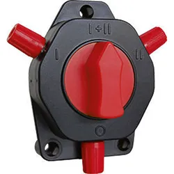 Kerbl Zaunschalter schwarz/rot - 44607 - schwarz/rot