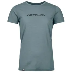 Ortovox, Damen, Funktionsshirt, 150 COOL BRAND TS W (M), Grau, Türkis, M