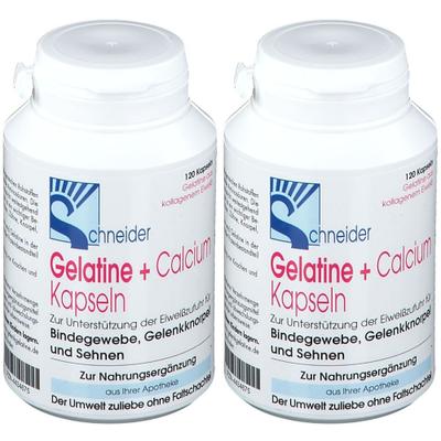Gelatine+Calcium Kapseln 2x 2x120 St