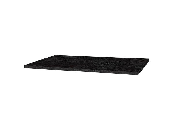 Tischplatte Napo 120cm Schwarz/Esche Schwarz Dekor