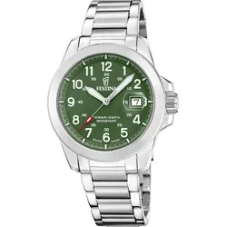 Festina Quarz Herren Field watches F20081/3 - grün,silber - 41.8mm
