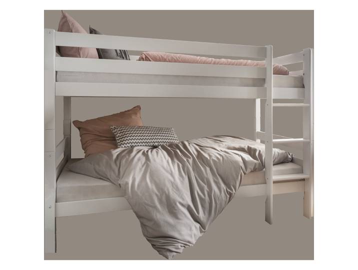 Hochbett Mack weiss Buche 90 x 200 cm