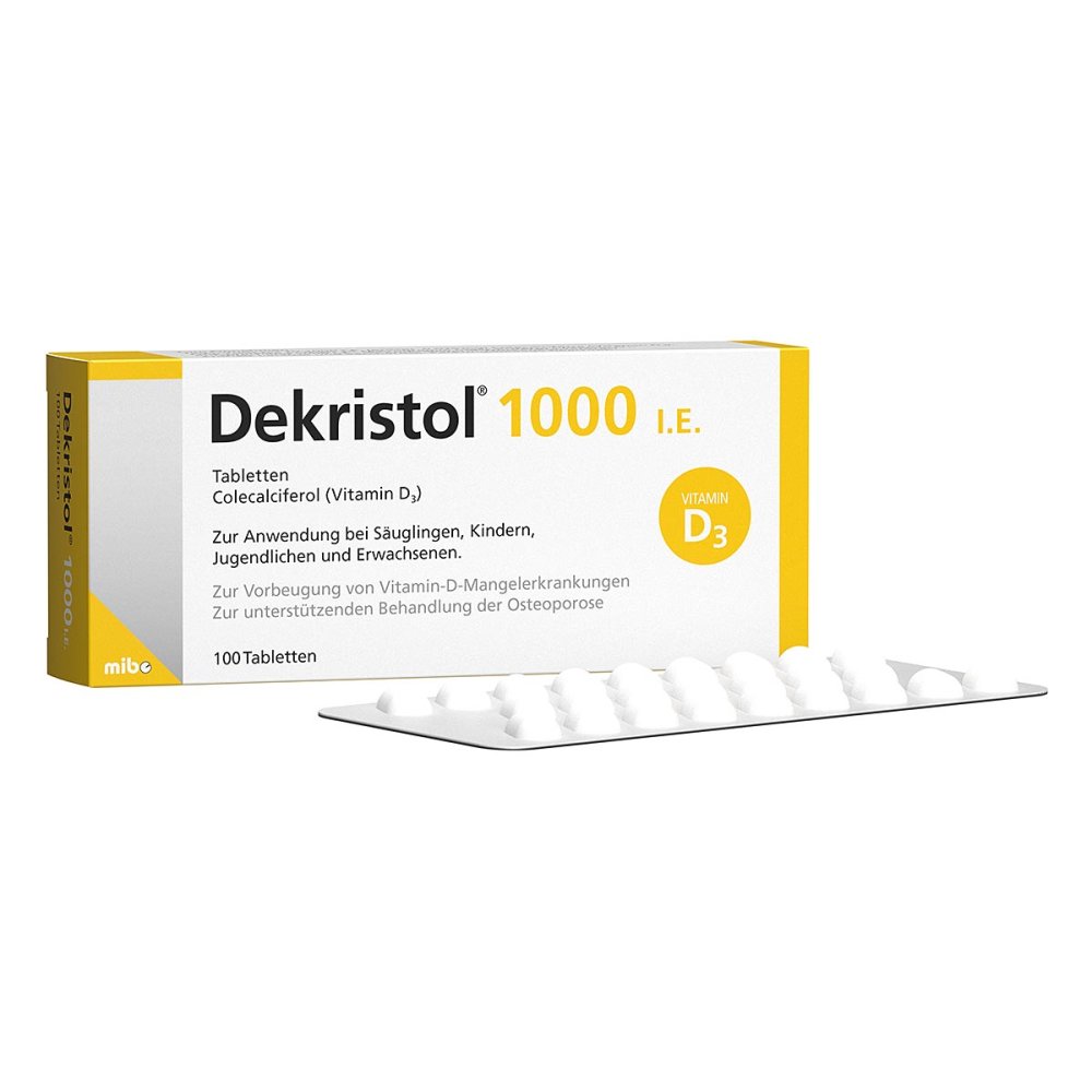 MIBE GmbH Arzneimittel Dekristol 1.000 I.E. Tabletten 10068950
