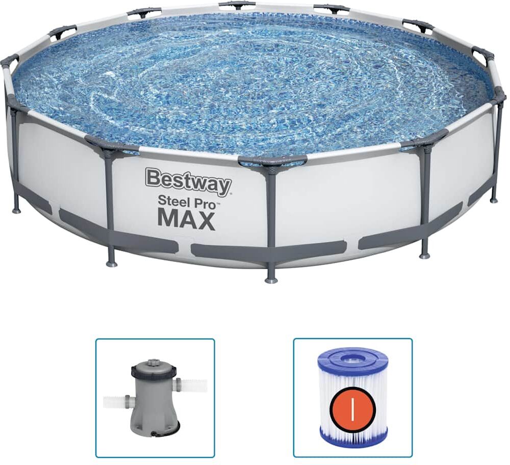 Bestway Ensemble de piscine Steel Pro MAX 366x76 cm