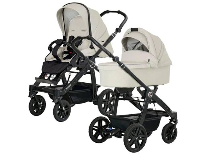 Hartan Kombikinderwagen Racer GTS Set inkl. Babywanne trend creme beige 1223273623