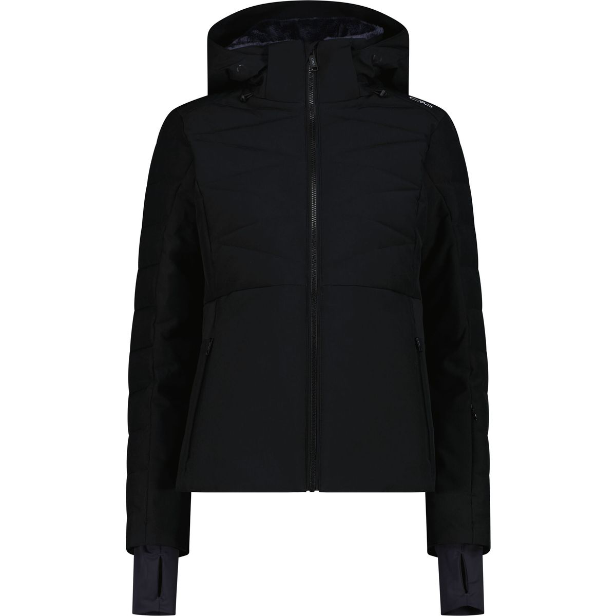 CMP Woman Ski Ski Jacket Zip Hood nero (U901) 44 36W0906-U901-44