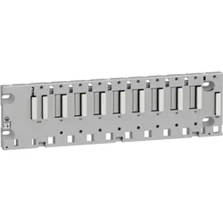 Schneider Electric BMXXBP0800H Modicon X80-Modulträger für 8 Module, X-Bus, Schalttafel- oder DIN-Schienenmontage, robuste Ausführung