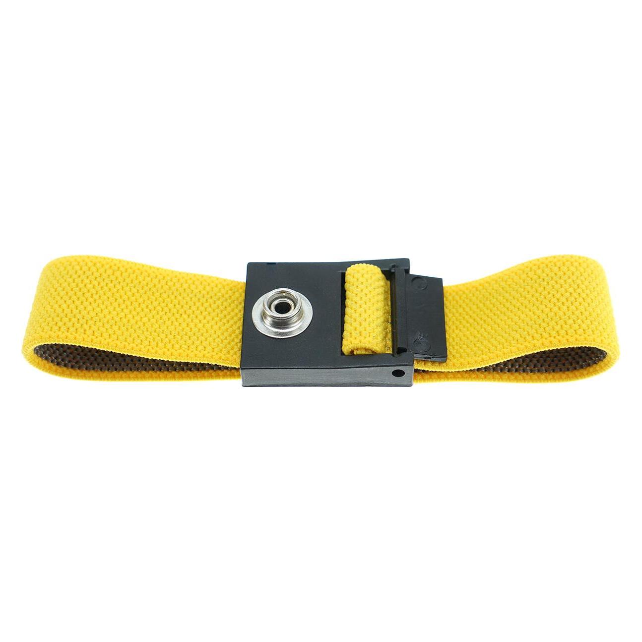 Top Swede ESD-Armband Stoff, 7 mm DK Druckknopf, gelb (Statikschutz) (SG-AB-7DK-GE-220MM)