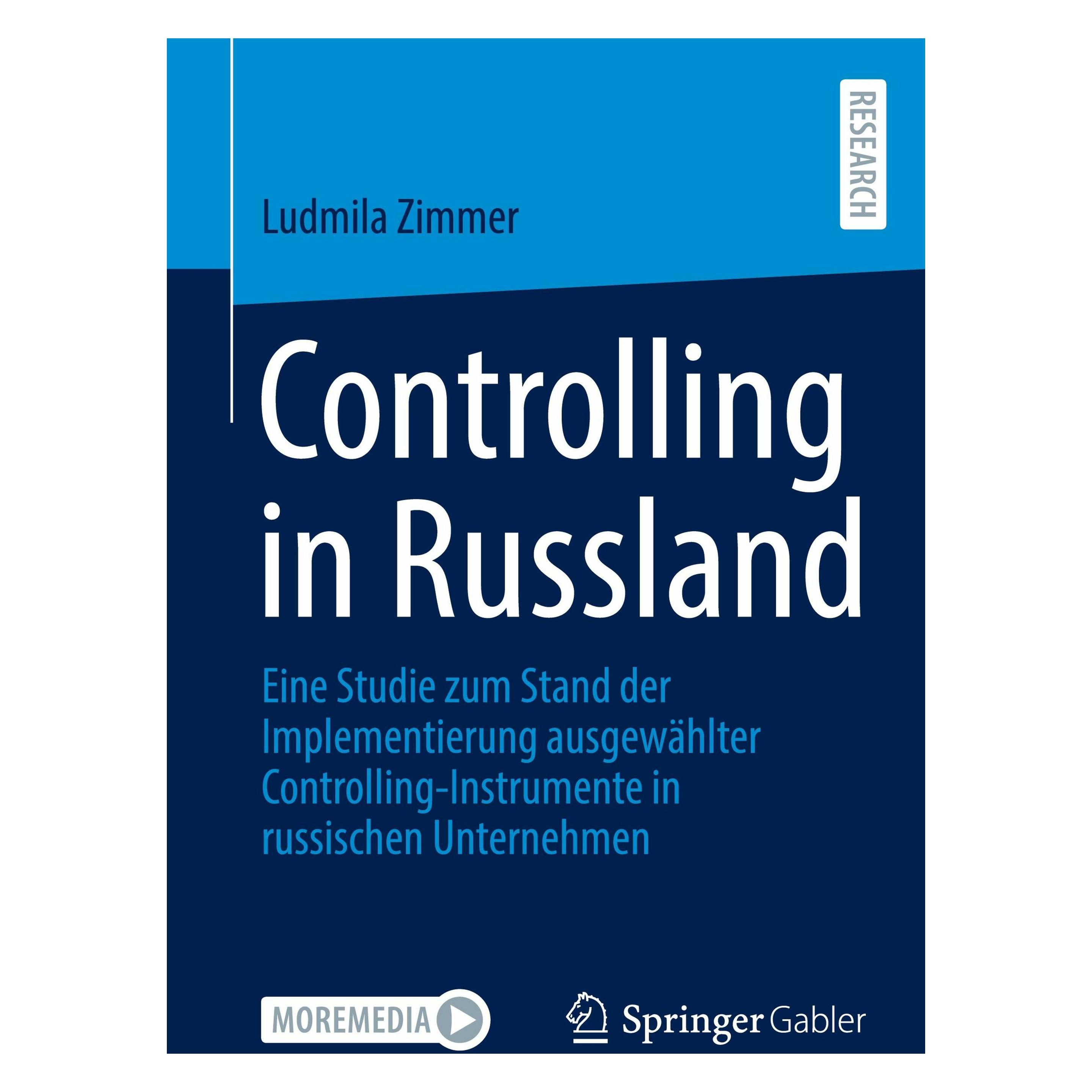 Springer Controlling in Russland (Deutsch, Softcover, Ludmila Zimmer) (52272493)