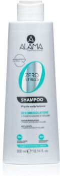 Alama Professional Zero Stress Sebum Regulating Shampoo champô para o couro cabeludo oleoso 300 ml. Zero Stress Sebum Regulating Shampoo