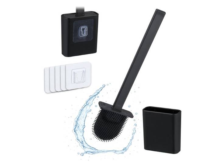 Relaxdays Brosse de toilettes murale
