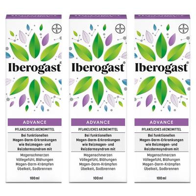 Iberogast Advance Flüssigkeit zum Einnehmen 3x 3x100 ml