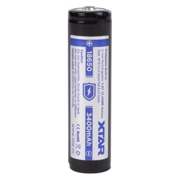 Xtar LI-ION 3.6 V - 3500 mAh - 18650 (1 Stk., AA, 3500 mAh) (ICR18650-34)