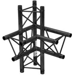 ALUTRUSS DECOLOCK DQ3-SPAC44 4-Weg Ecke links sw