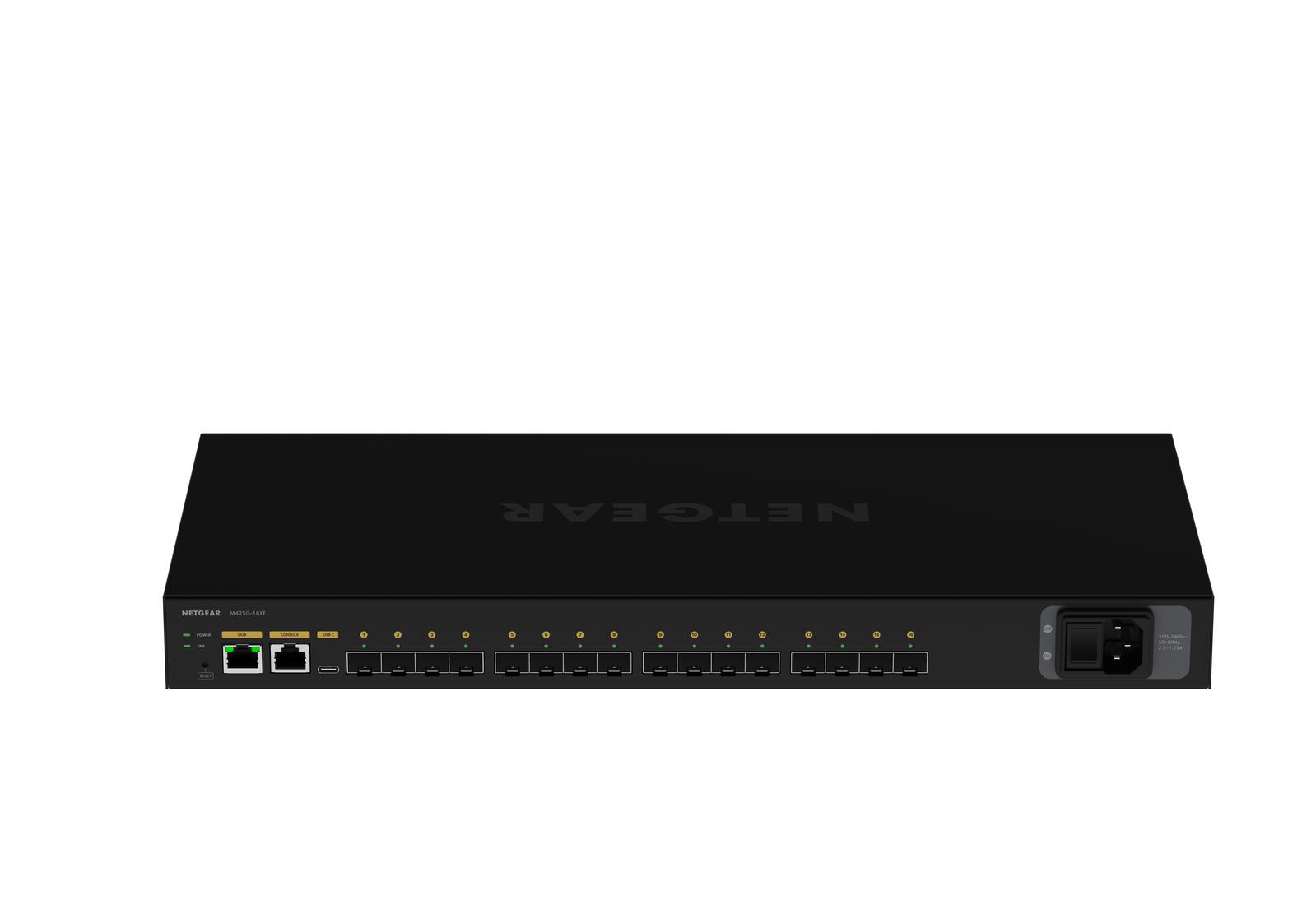 Netgear 16x1G/10G Glasfaser SFP+ Managed Switch XSM4216F-100EUS