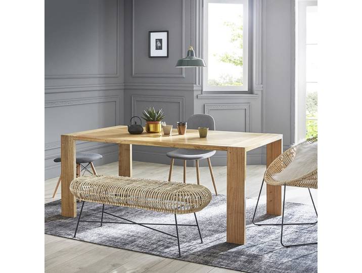 Table en mindi massif 8 pers.