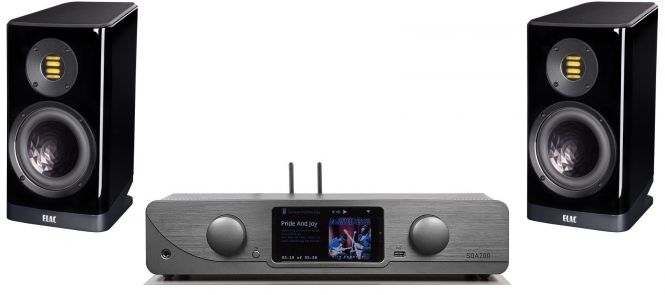 Elac Elac VELA BS 403 + Atoll SDA 200 - Schwarz