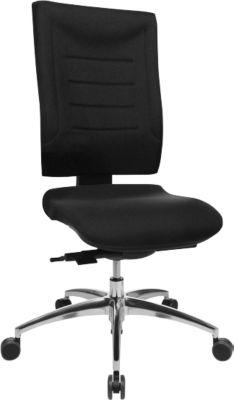 Schäfer Shop Select Bürostuhl SSI PROLINE P3, Synchronmechanik, ohne Armlehnen, Lendenwirbelstütze, Bandscheibensitz, schwarz
