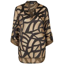 Long-Bluse 3/4-Arm Doris Streich schwarz, 50