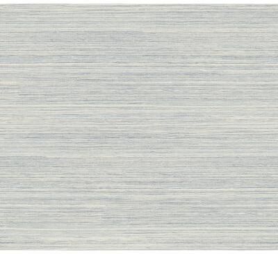 York Wallcoverings Blue Cattail Weave Peel and Stick Wallpaper